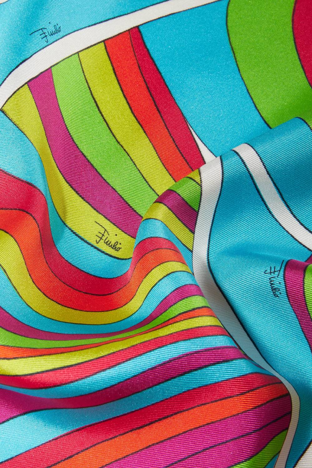 Pucci Foulard in seta con stampa Iride Vendita Economica