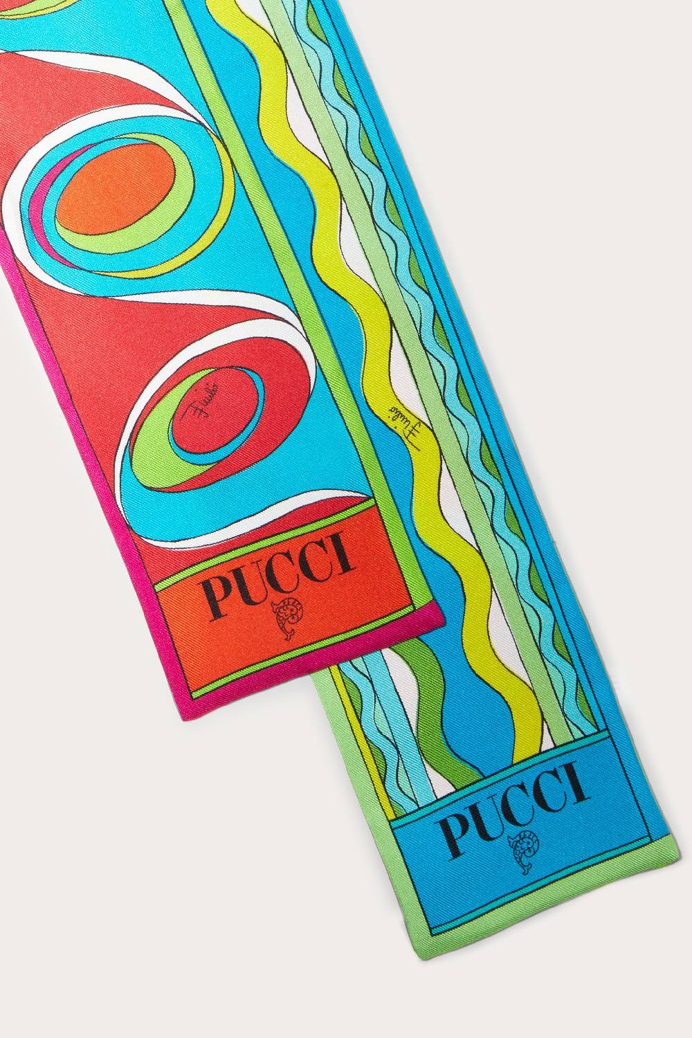 Pucci Foulard in seta con stampa Bersaglio Negozio
