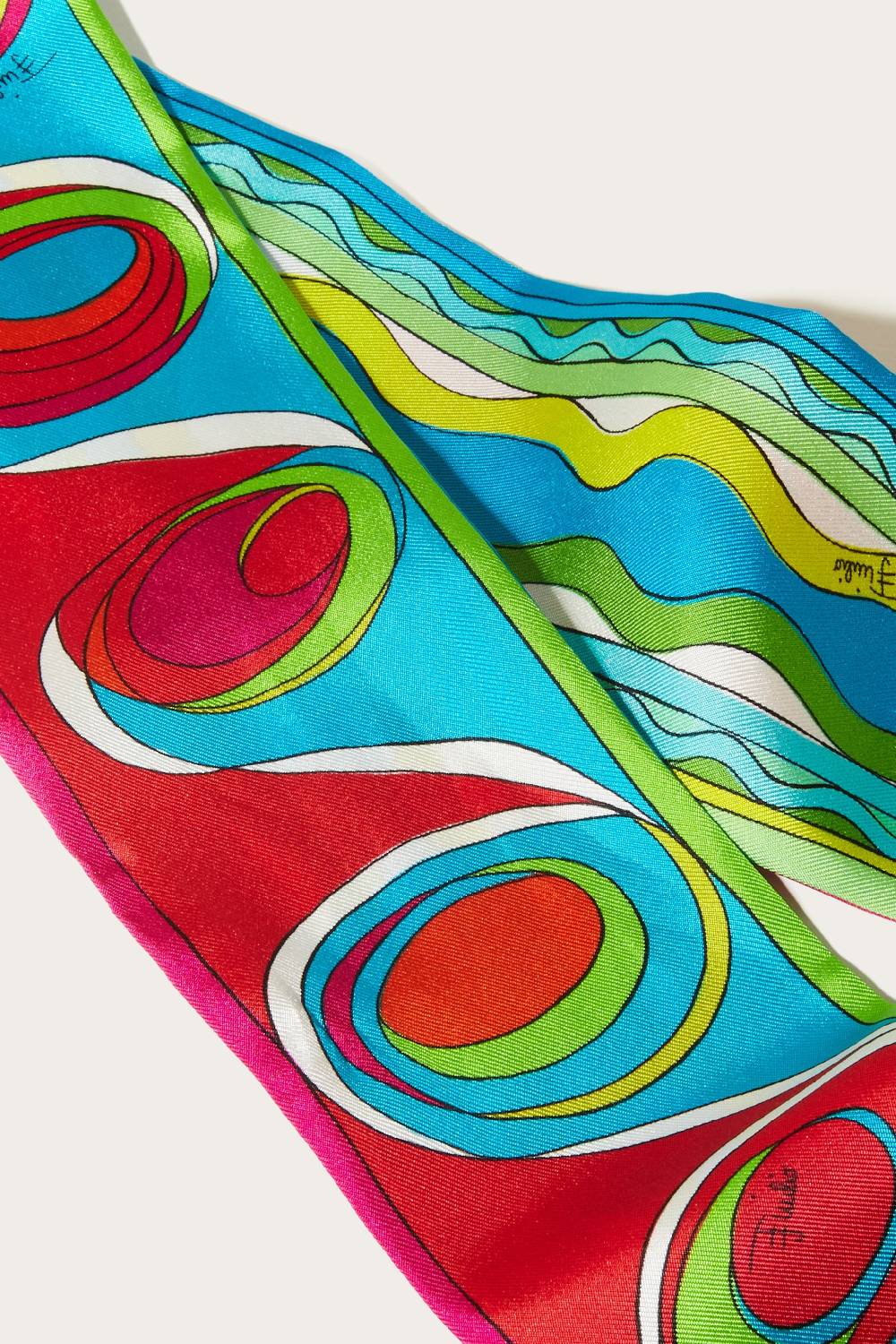Pucci Foulard in seta con stampa Bersaglio Negozio