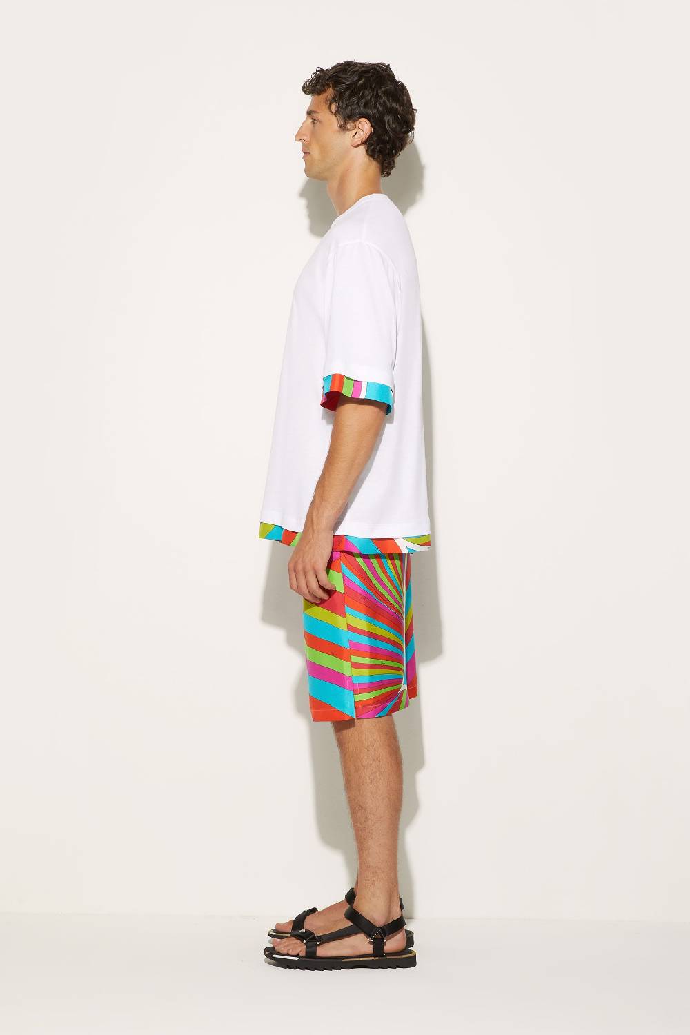 Pucci T-shirt con finiture Iride Moda