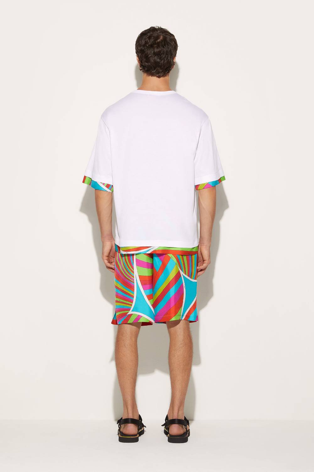 Pucci T-shirt con finiture Iride Moda