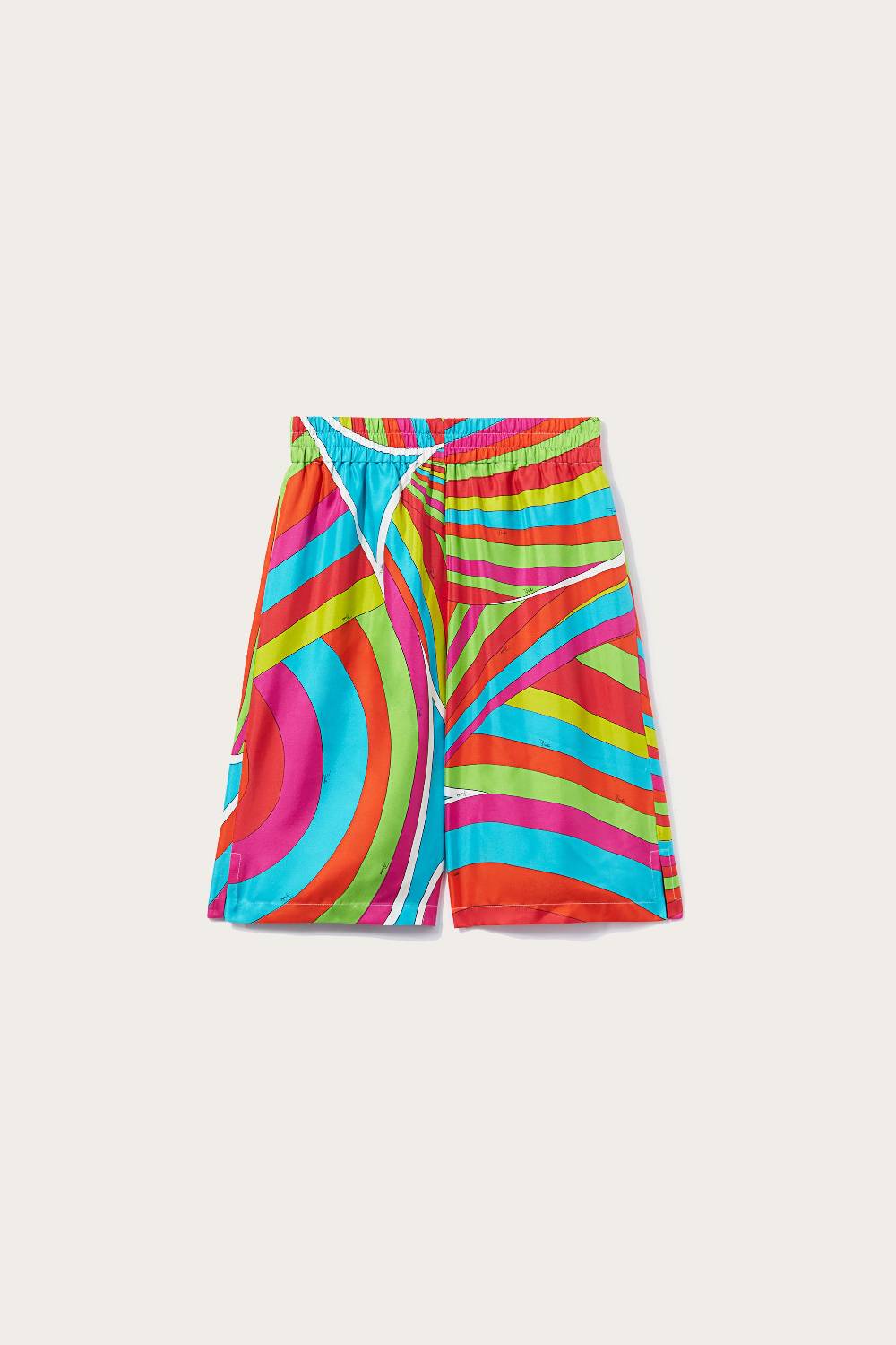 Pucci Shorts in seta con stampa Iride 2025