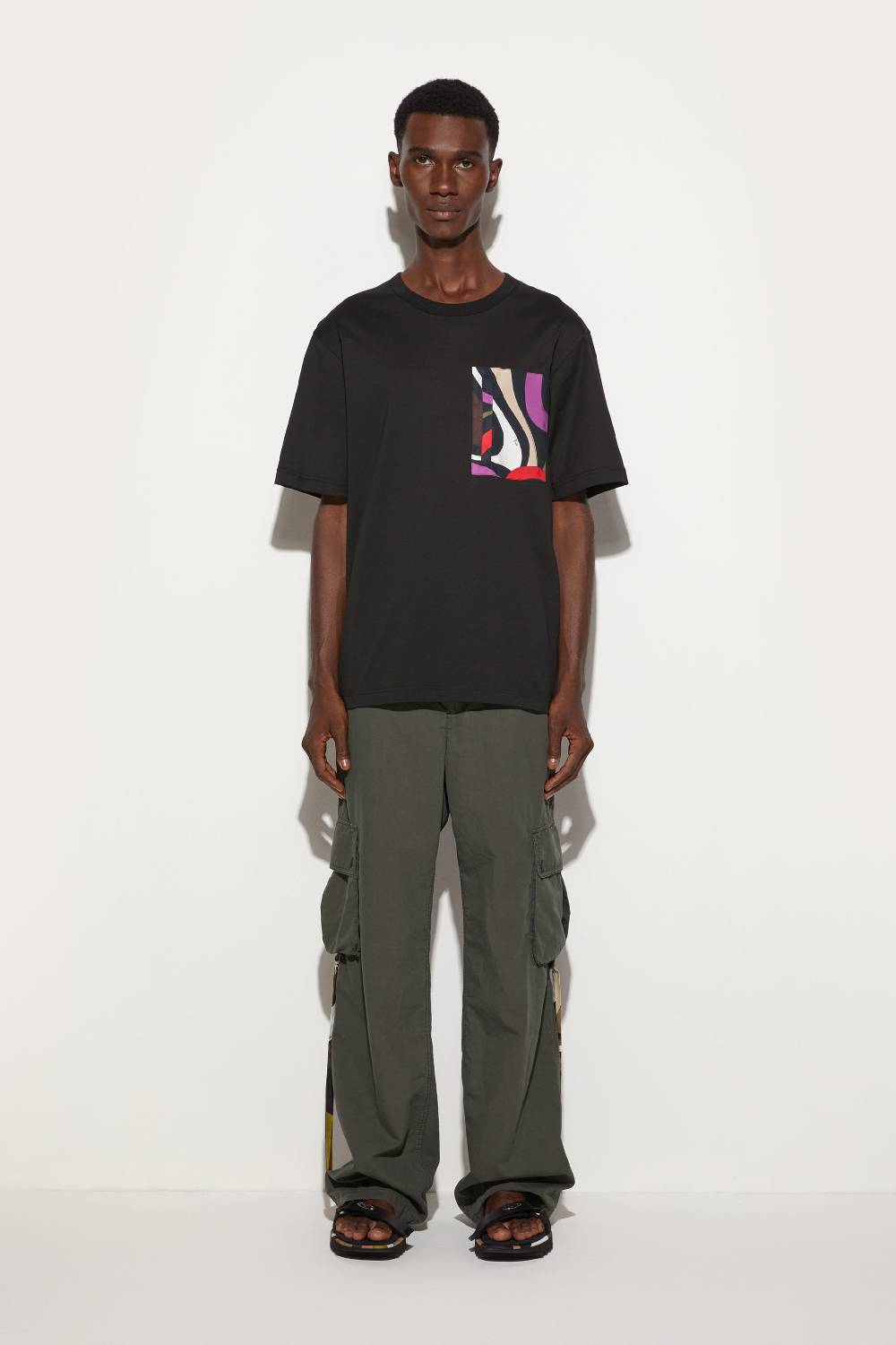 Pucci T-shirt con inserto Marmo Offerta per la Festa della Mamma
