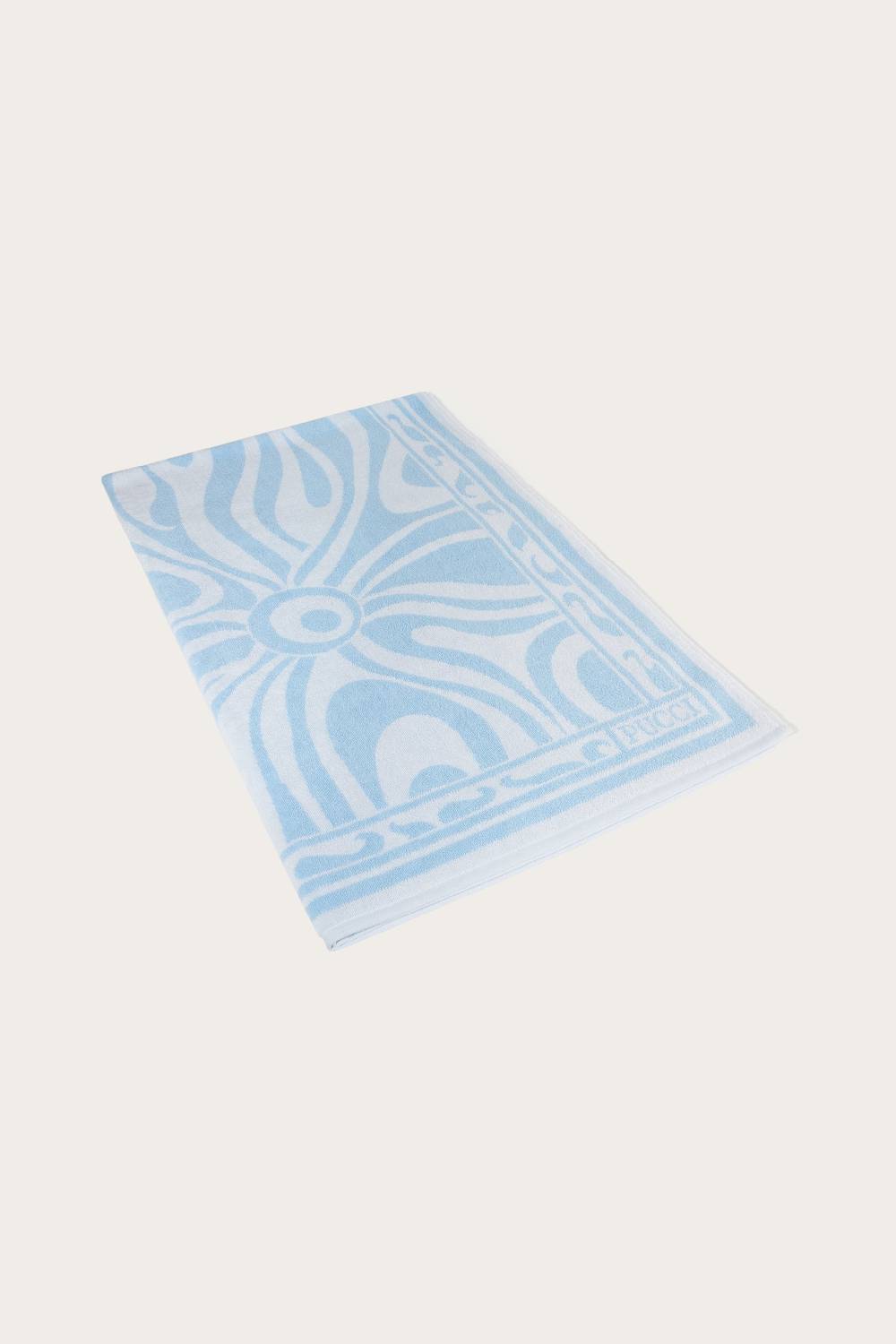 Pucci Telo mare jacquard con motivo Marmo Presa