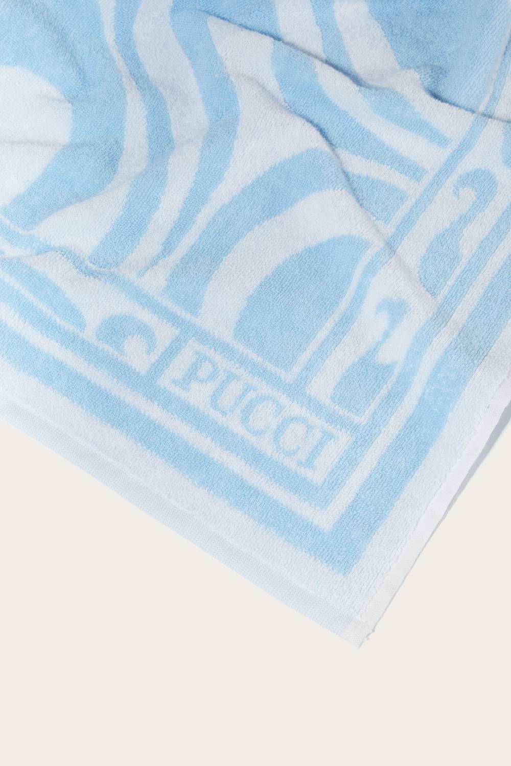 Pucci Telo mare jacquard con motivo Marmo Presa
