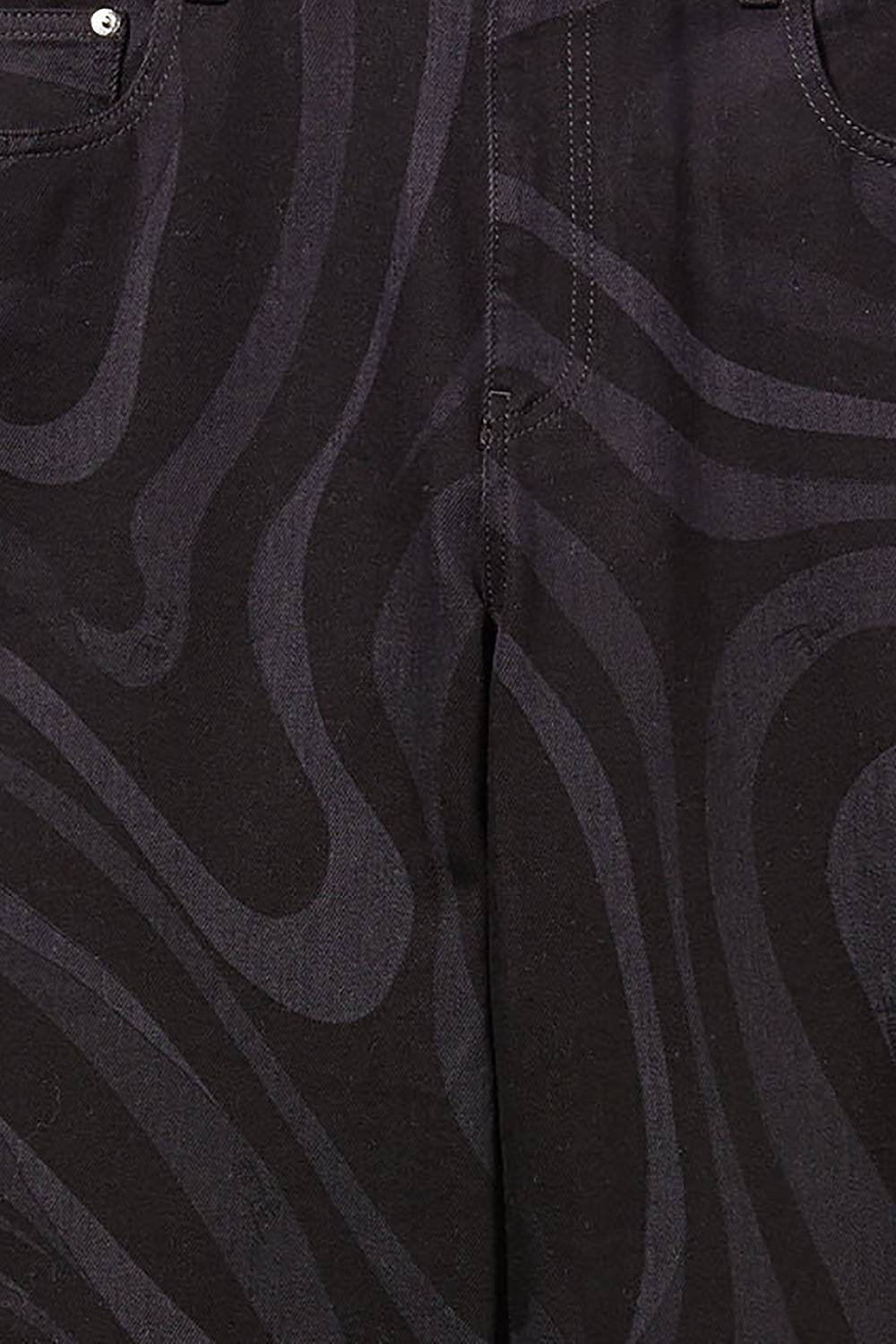 Pucci Jeans a gamba dritta con stampa Marmo Hotsell