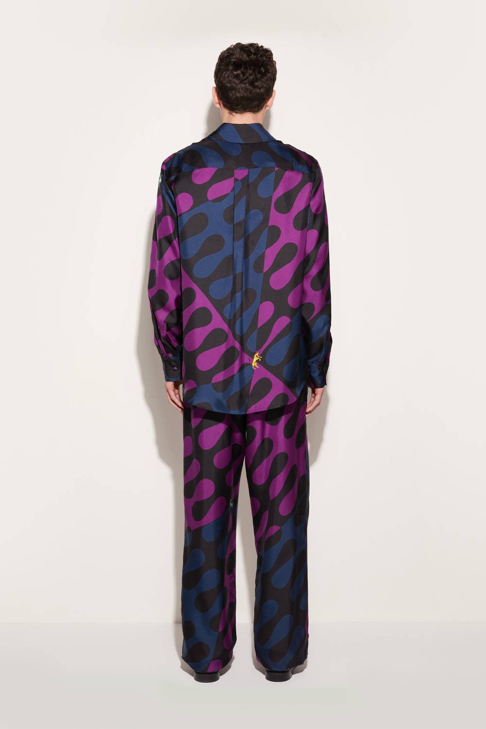 Pucci Pantaloni in seta con stampa Leocorno Vendite Flash