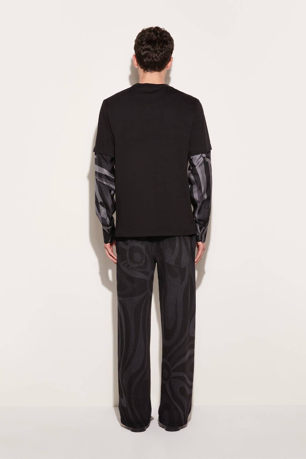 Pucci Top a strati con inserti Iride Moda