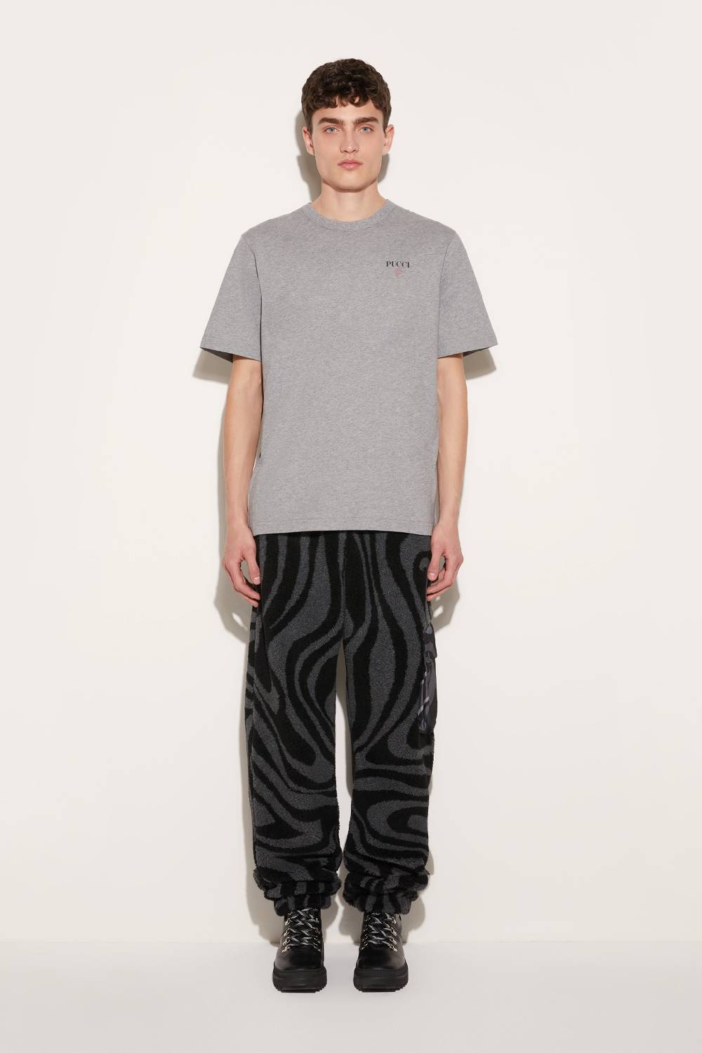 Pucci Pantaloni jacquard con motivo Marmo Italy