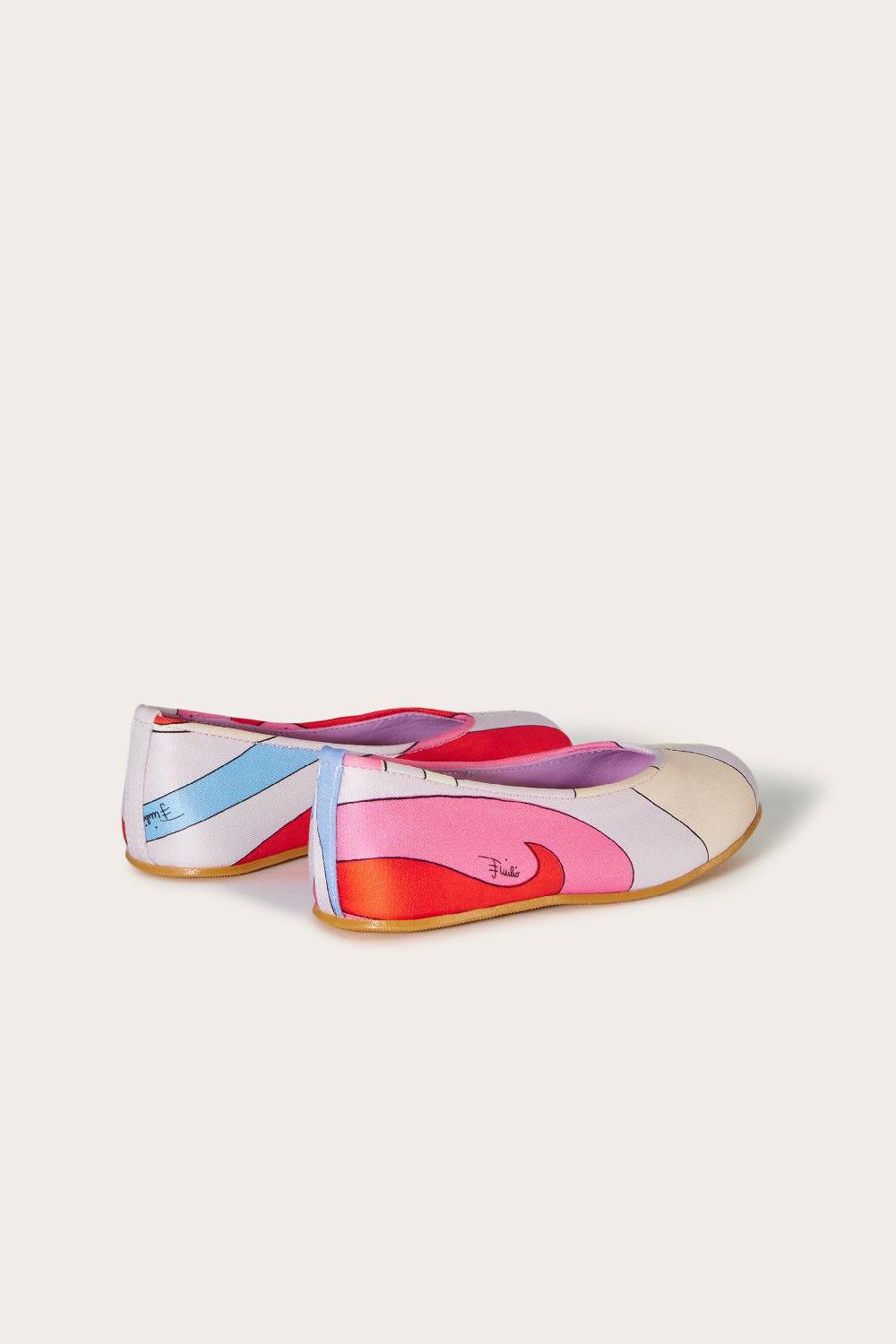 Pucci Ballerine con stampa Marmo Nuovo