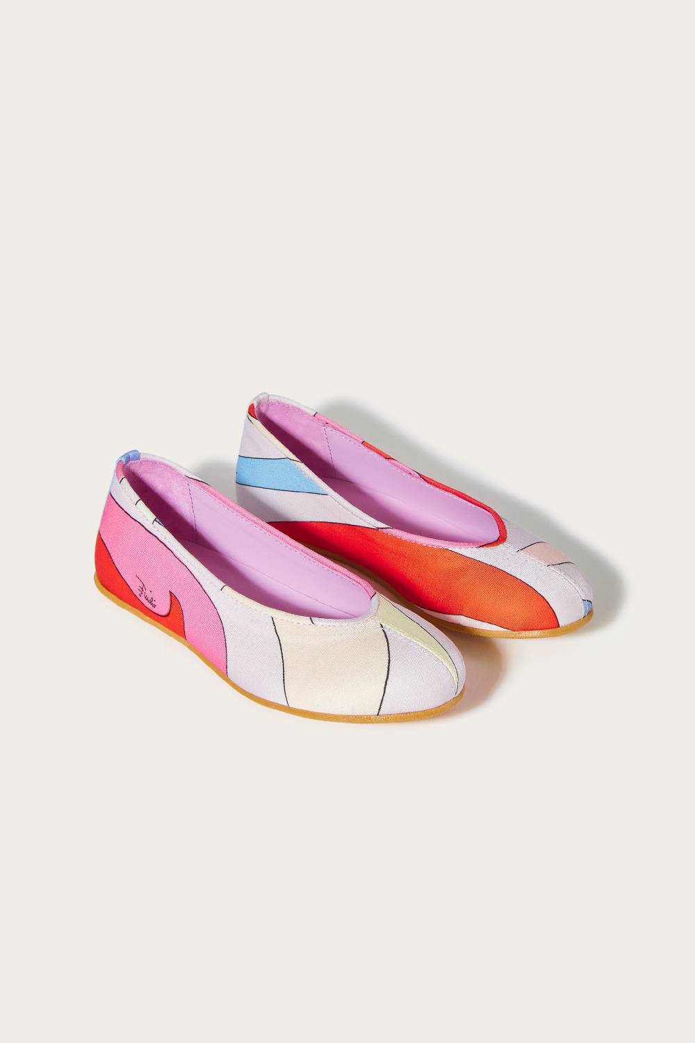 Pucci Ballerine con stampa Marmo Nuovo