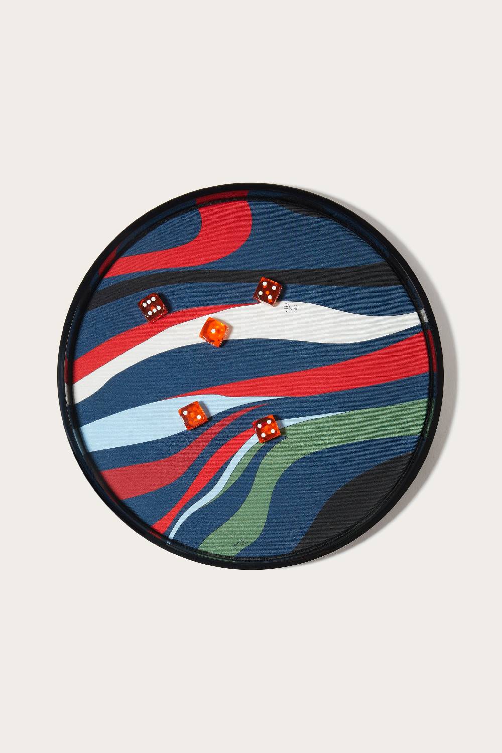 Pucci Iride-Print Dice Board Set Promozione Limitata