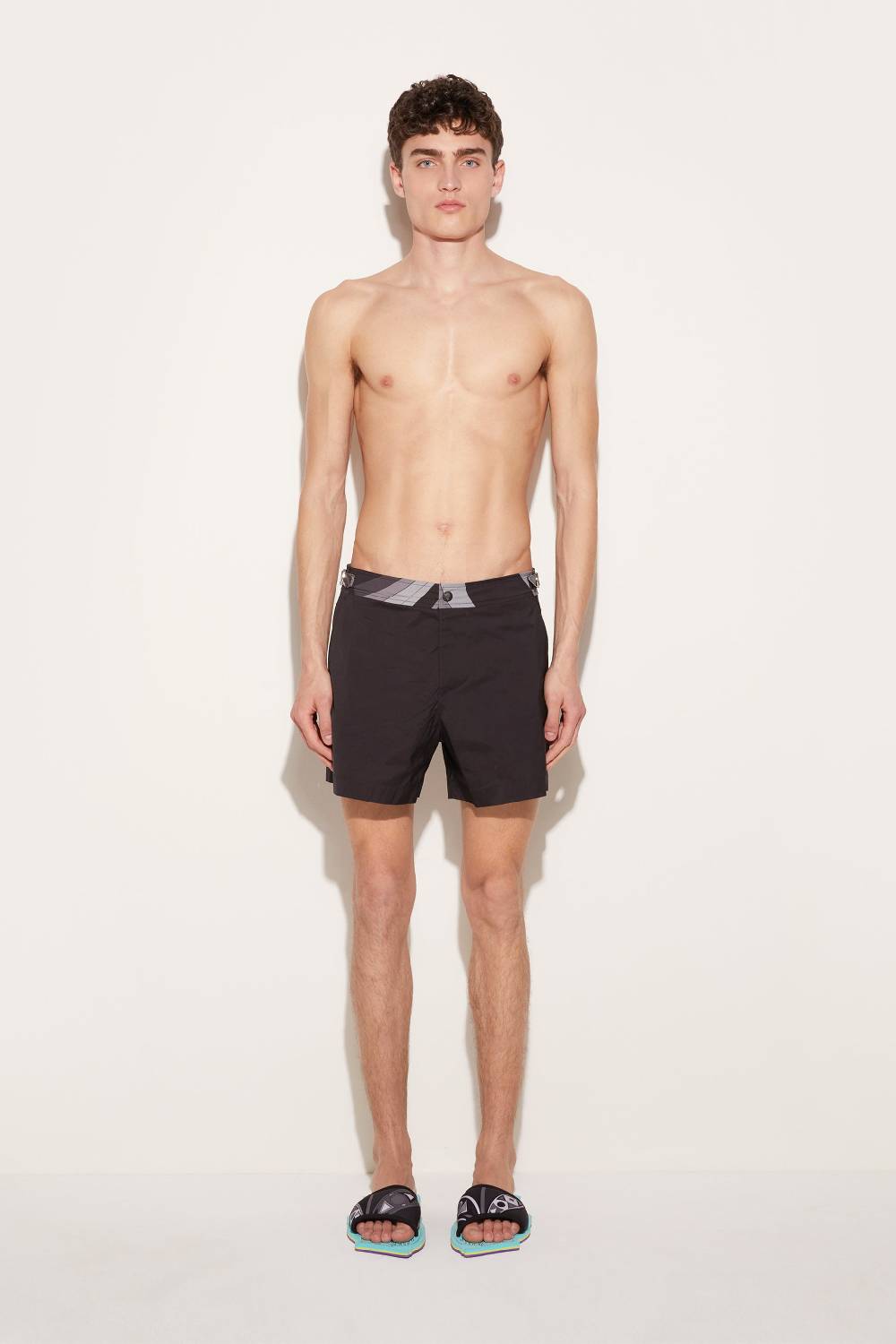 Pucci Shorts da mare con finiture Iride Sconto