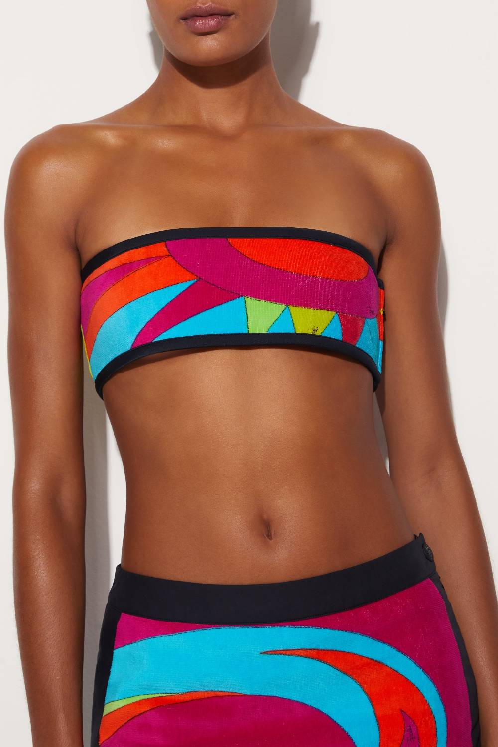 Pucci Top a fascia con stampa Cigni Online