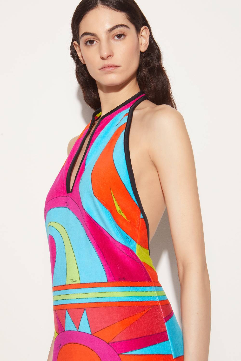 Pucci Mini abito con stampa Cigni Saldi