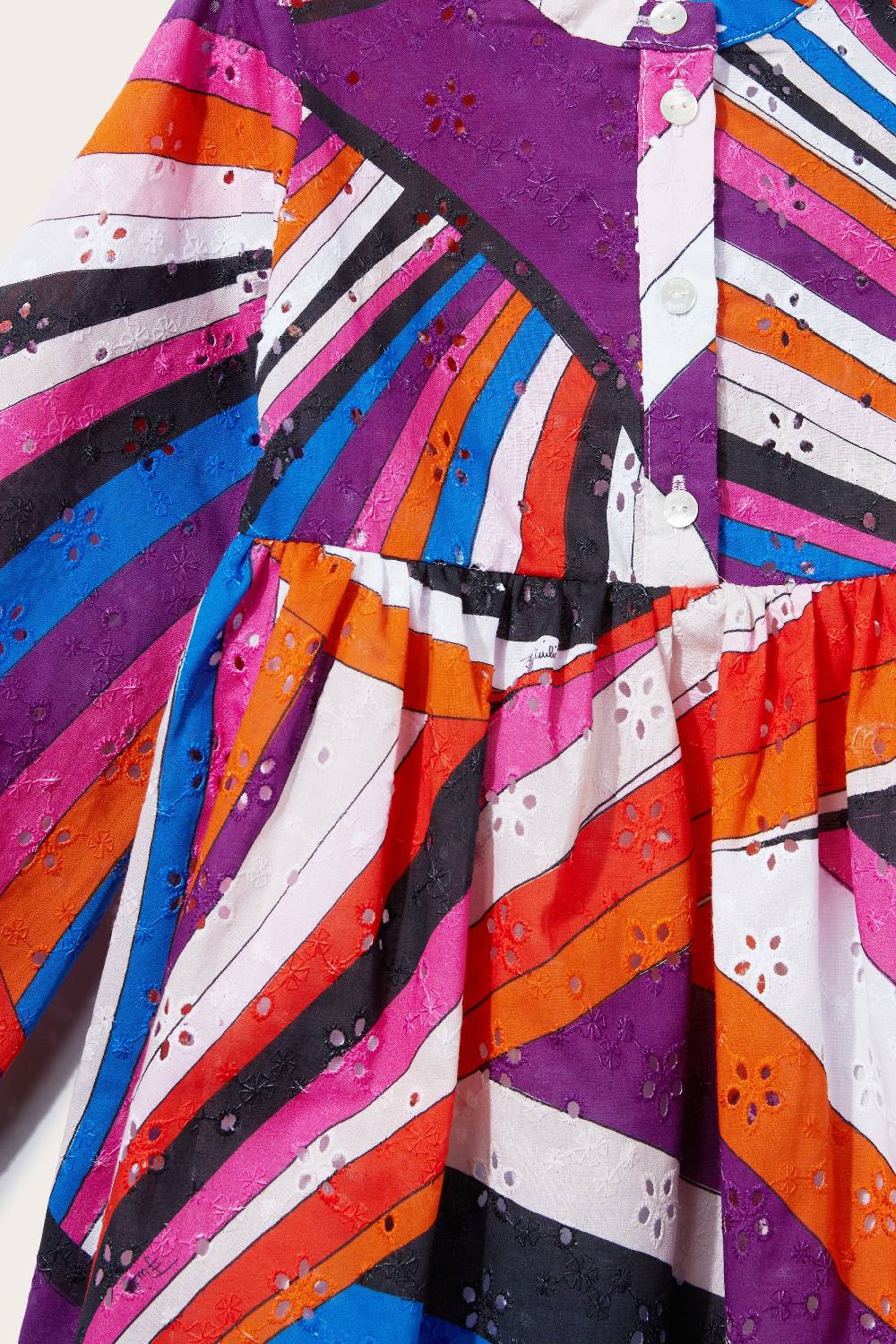 Pucci Abito con stampe Iride e Marmo Vendite Flash