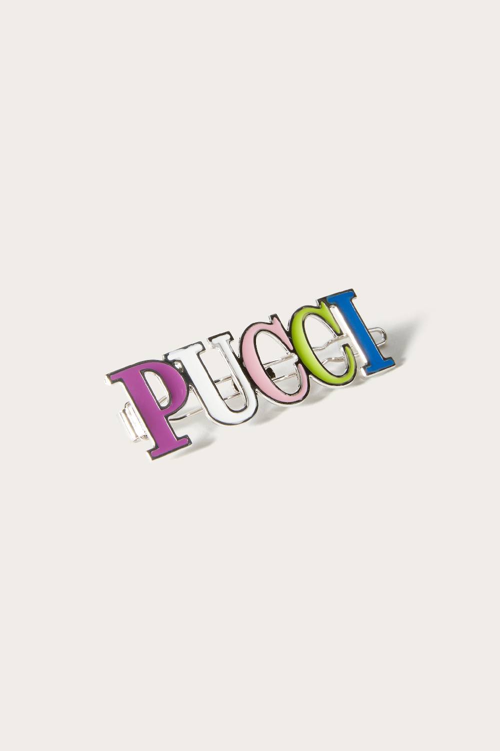 Pucci Fermaglio con logo Negozio