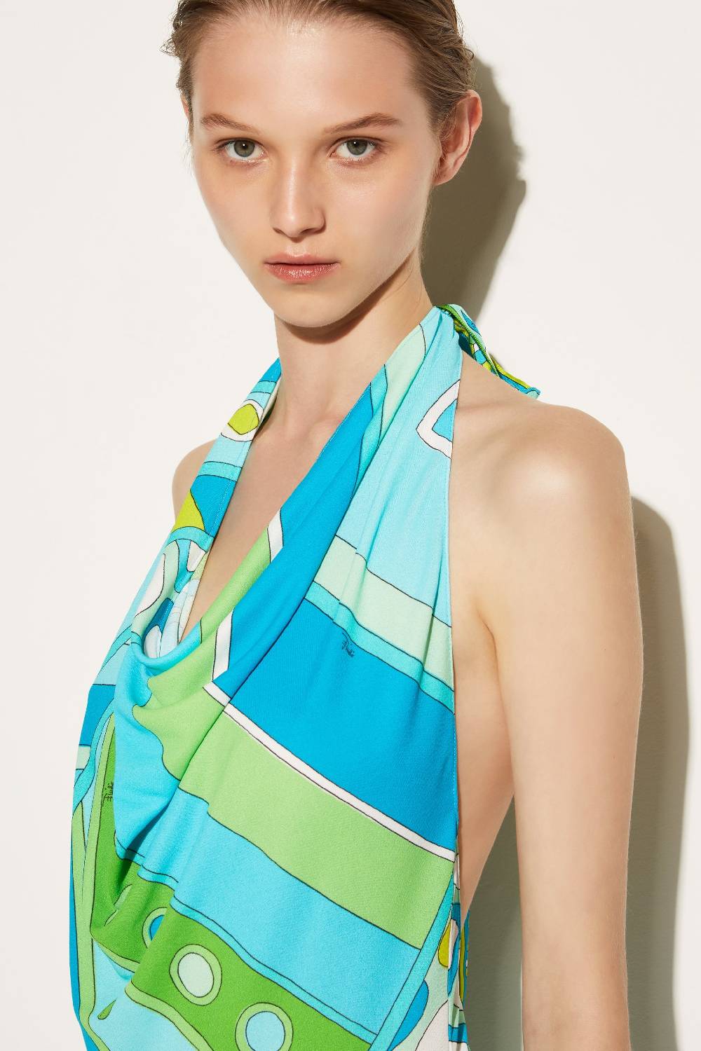 Pucci Top con scollo all'americana e stampa Vivara Promozione