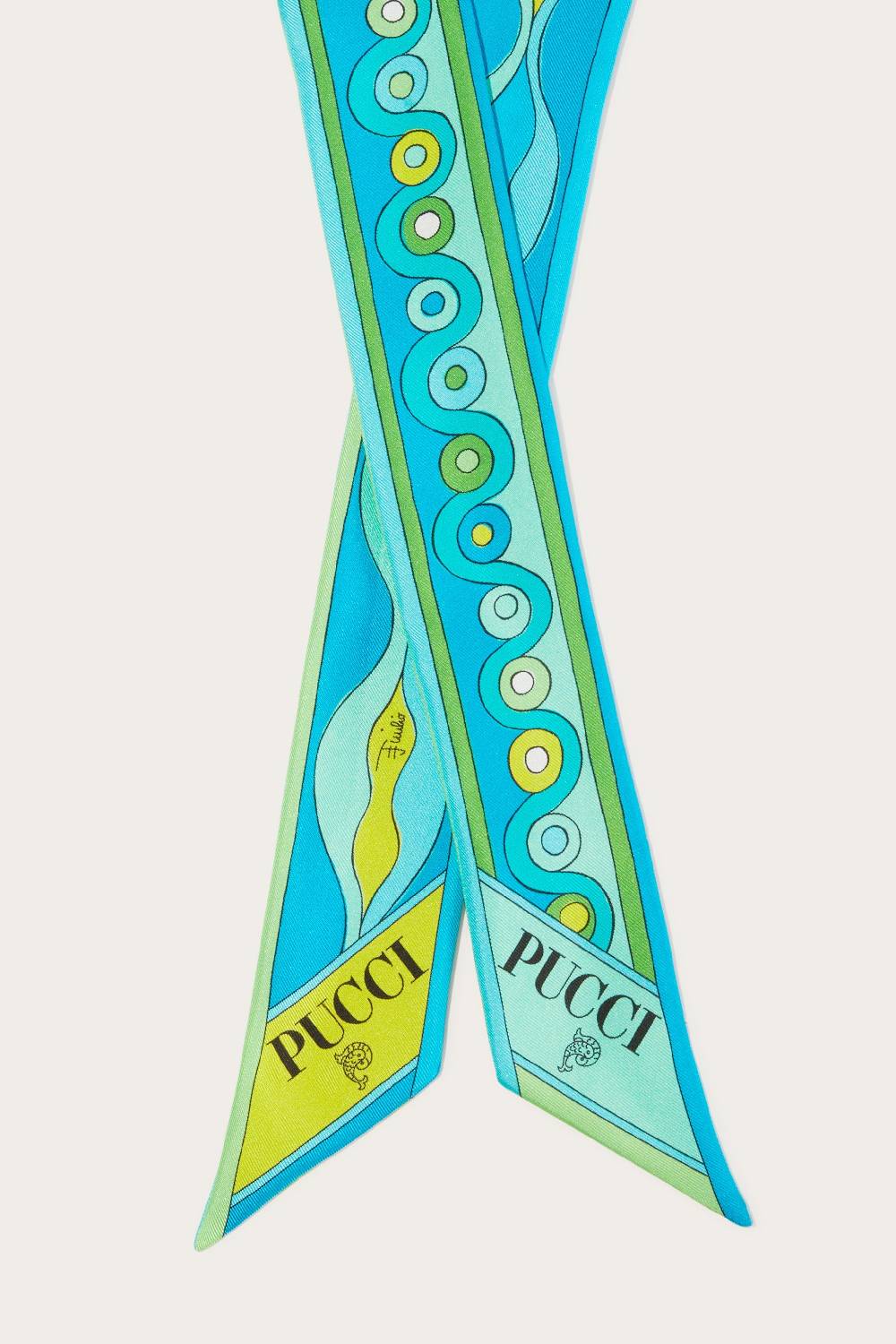 Pucci Foulard in seta con stampa Iride Fino Al -60%