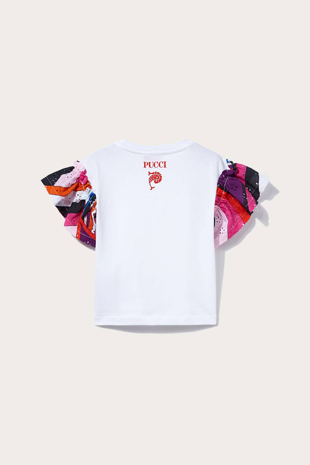 Pucci T-shirt con inserti Iride Novità