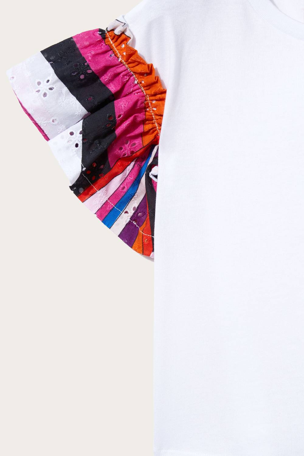 Pucci T-shirt con inserti Iride Novità