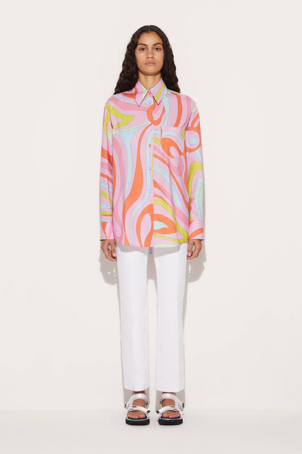 Pucci Camicia con stampa Marmo Nuovo
