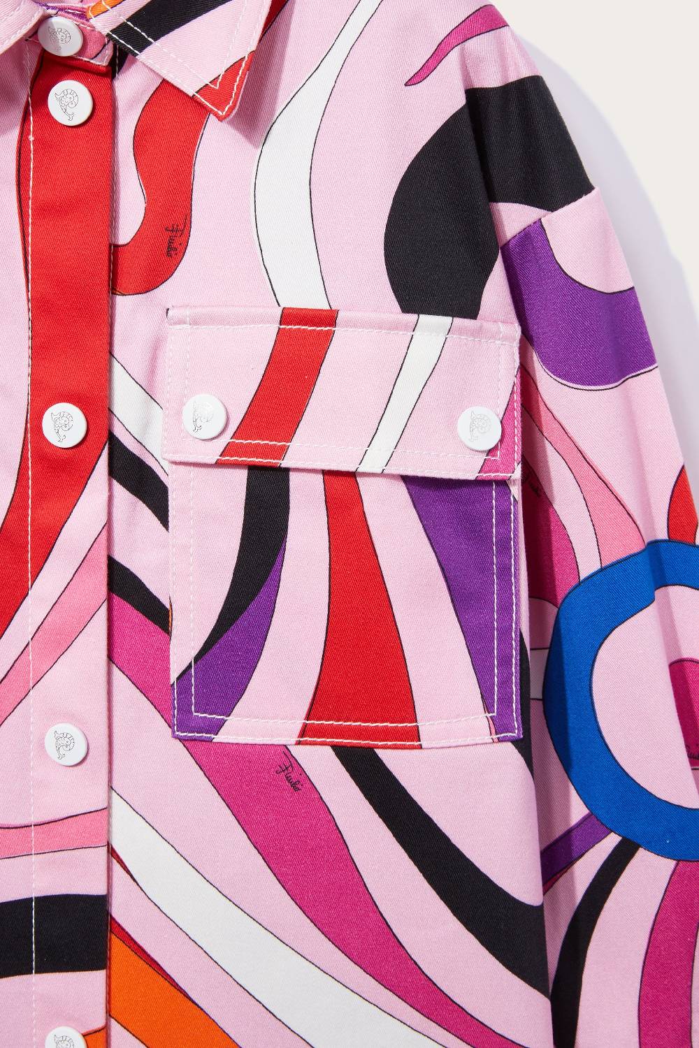 Pucci Abito con stampa Marmo Promozione Limitata