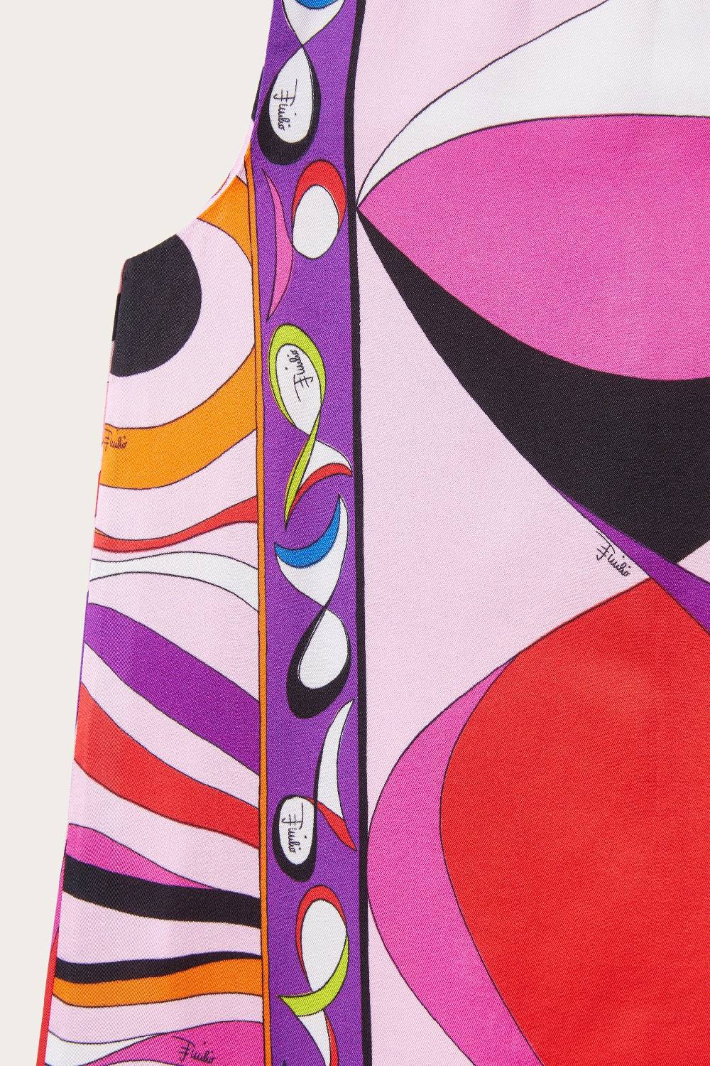 Pucci Abito con stampe Pesci e Marmo Fino Al -60%