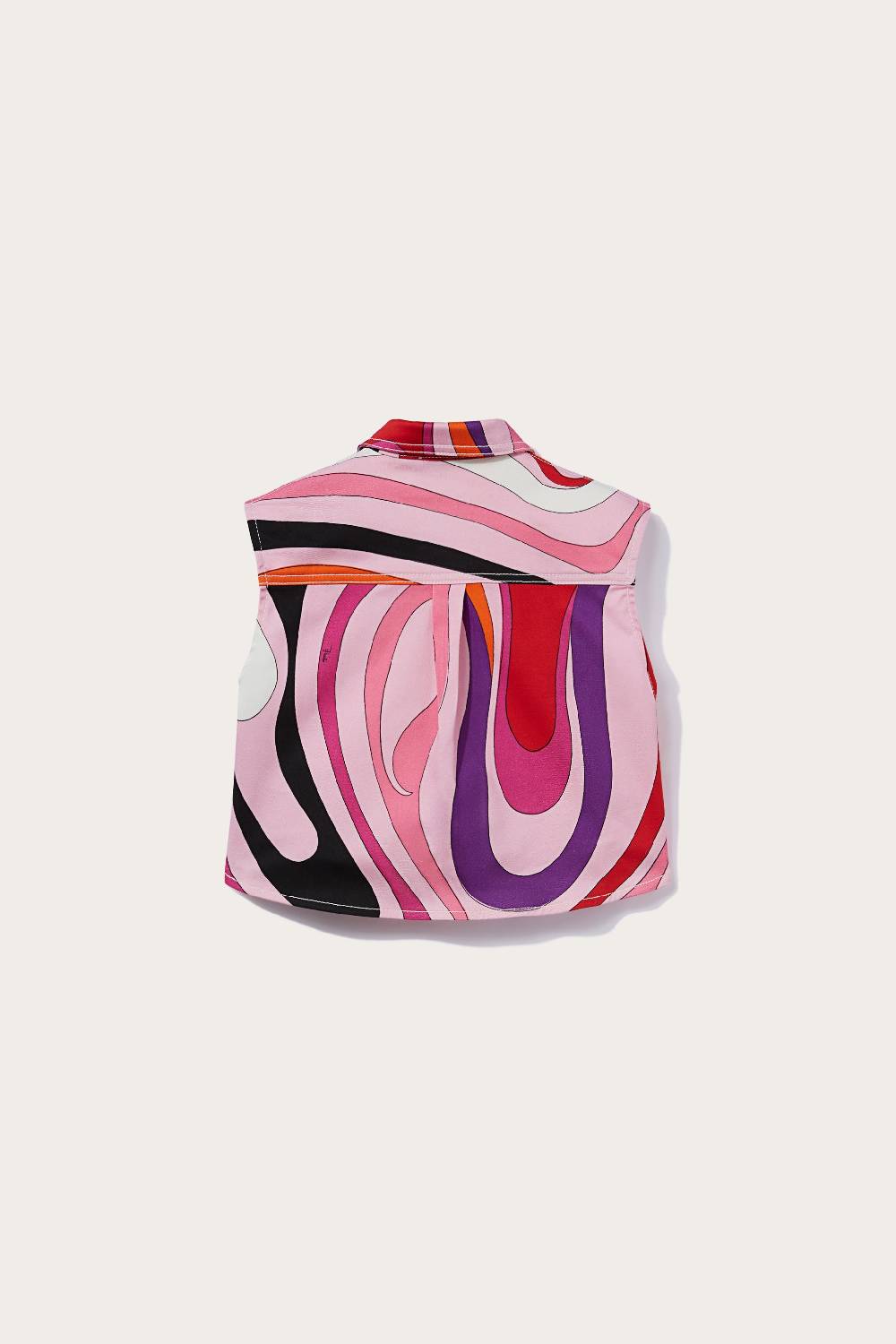 Pucci Camicia smanicata con stampa Marmo Shopping Online