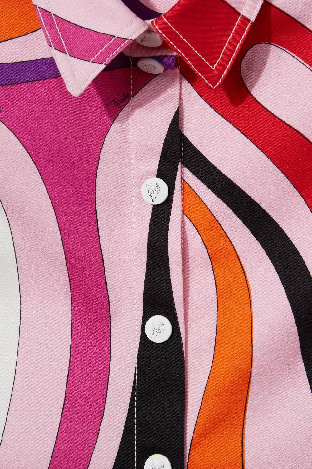 Pucci Camicia smanicata con stampa Marmo Shopping Online