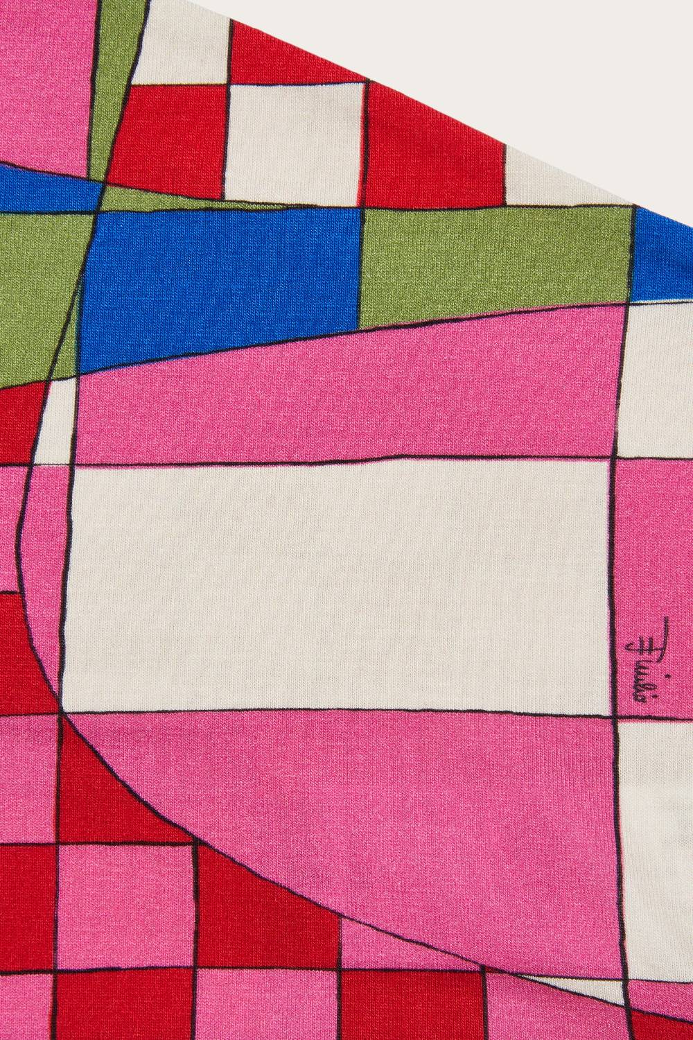 Pucci Top con stampa Giardino Qualità