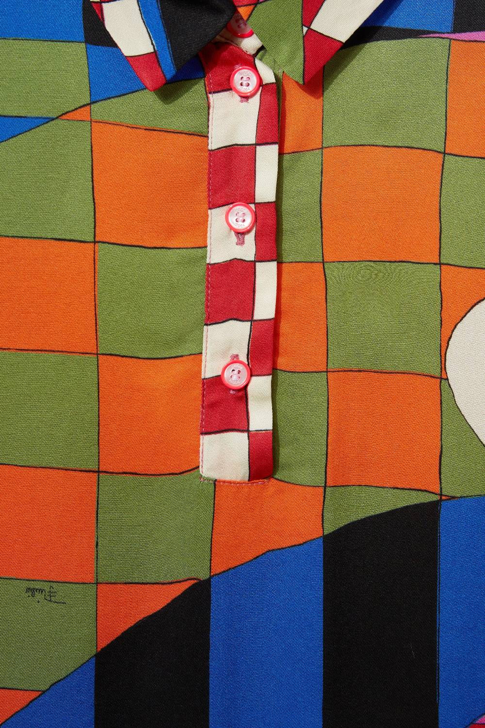 Pucci Chemisier con stampa Giardino Promozione