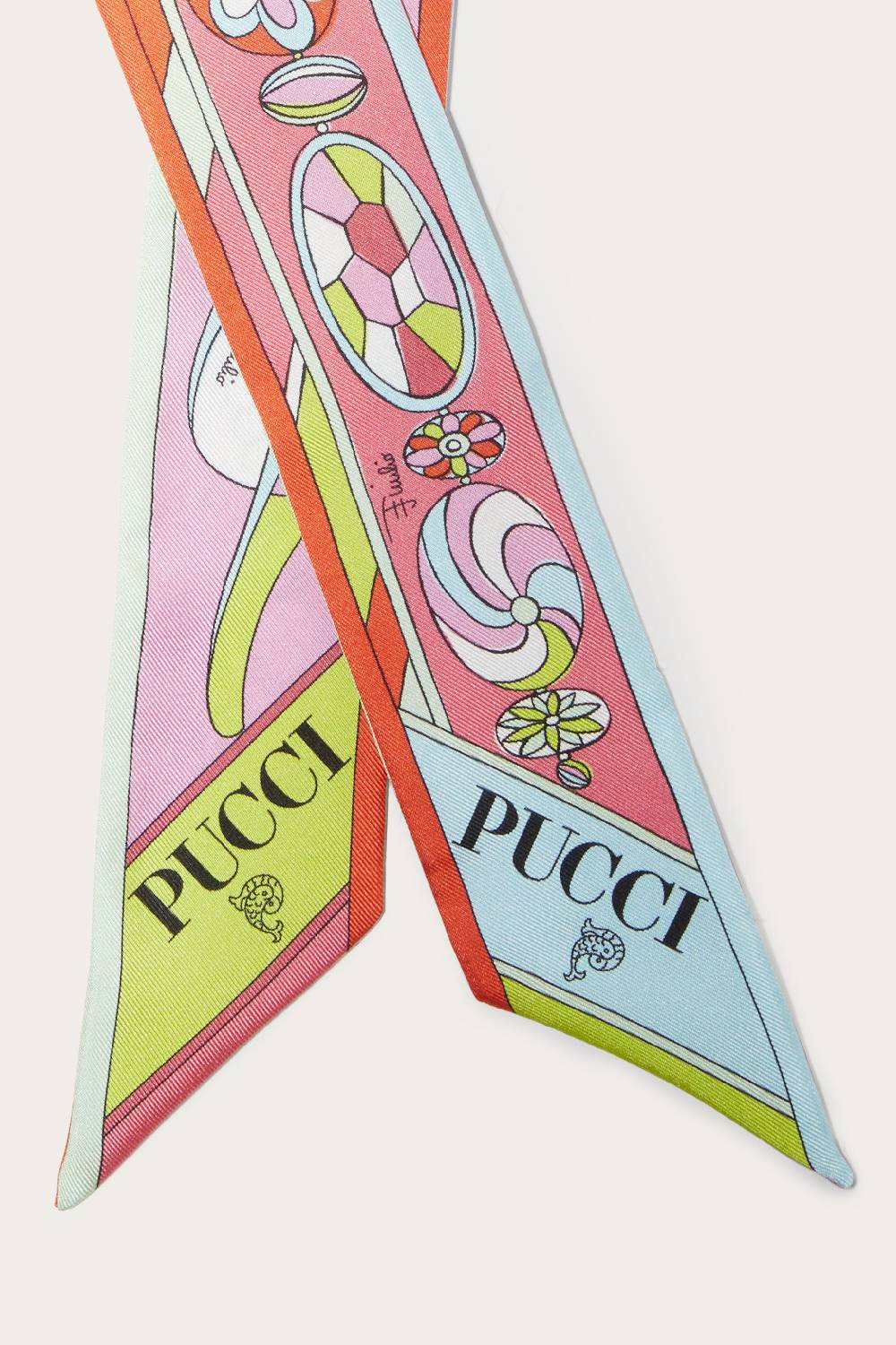 Pucci Foulard in seta con stampa Pesci Affare Del Giorno