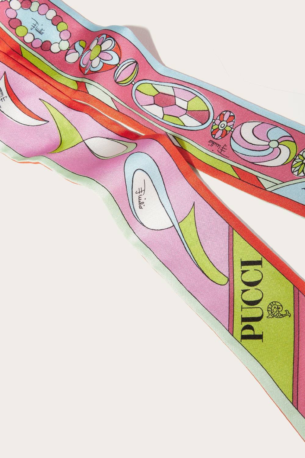 Pucci Foulard in seta con stampa Pesci Affare Del Giorno