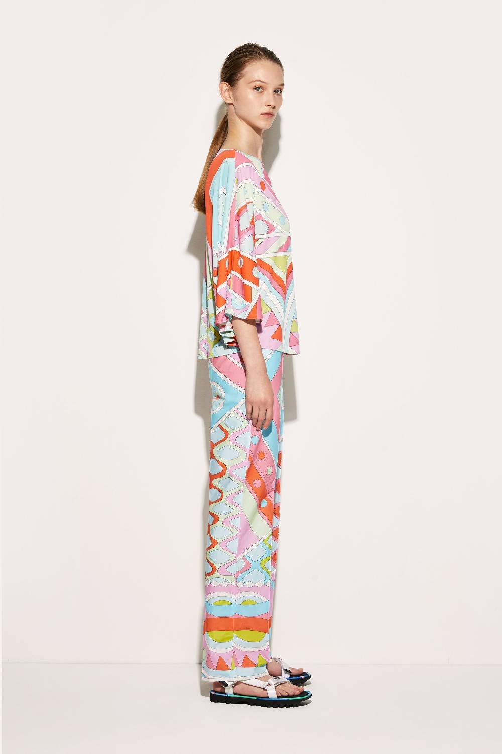 Pucci Poncho con stampa Vivara Convenienza