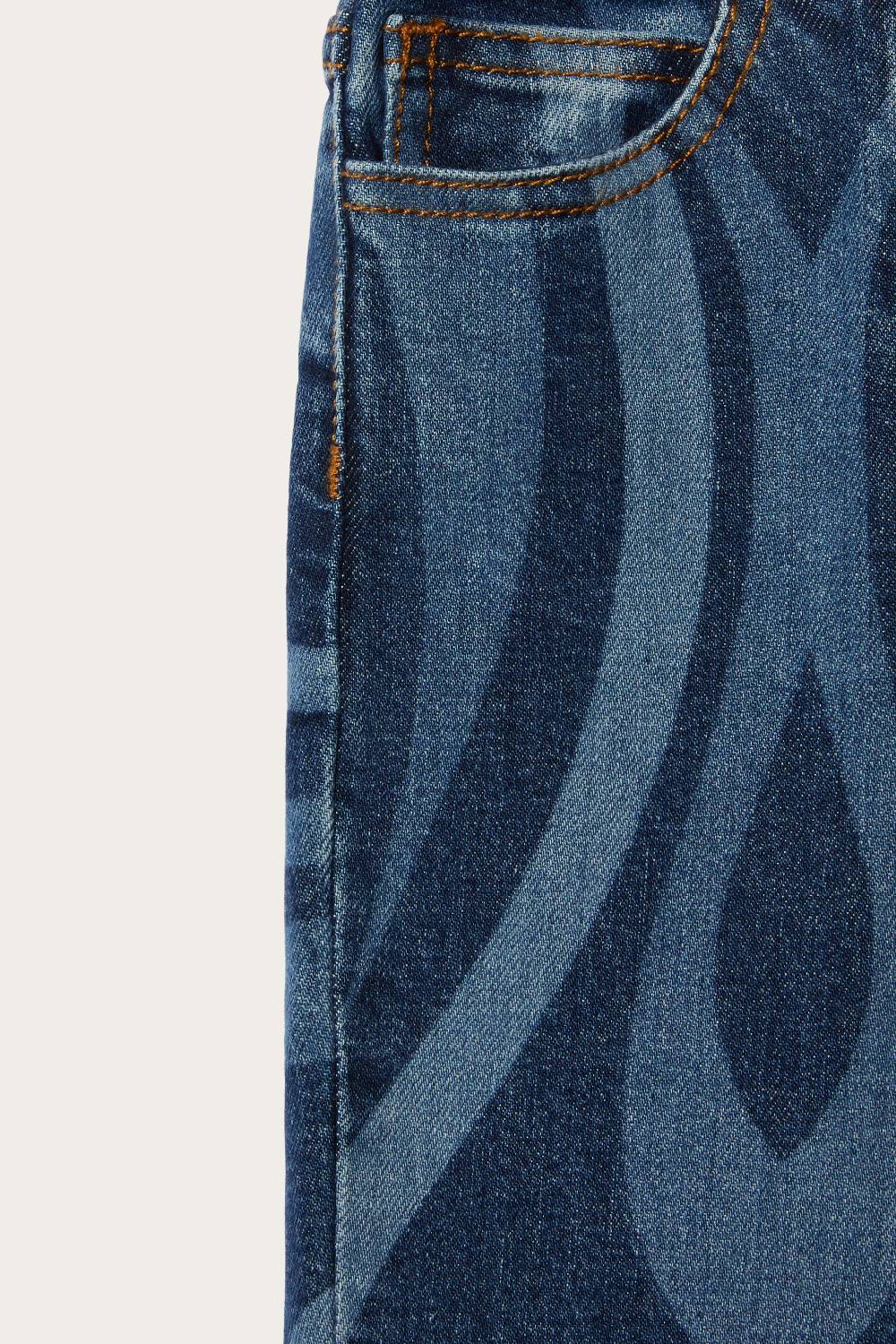 Pucci Marmo-Print Flared Jeans Saldi Di Fabbrica