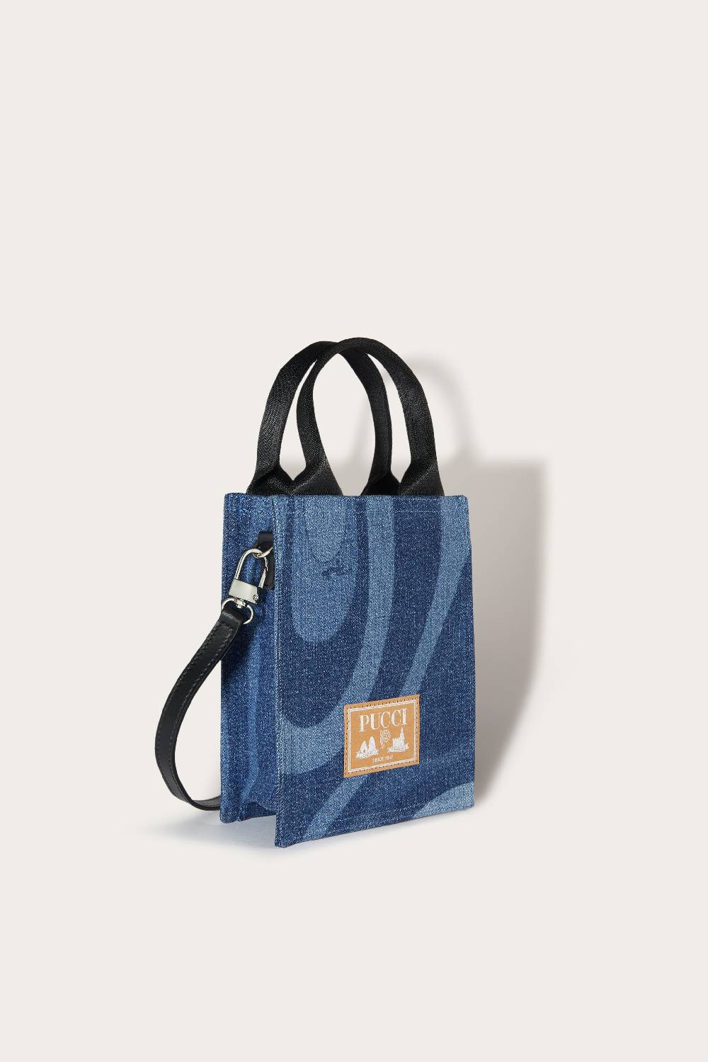 Pucci Marmo-Print Denim Tote Bag Moda