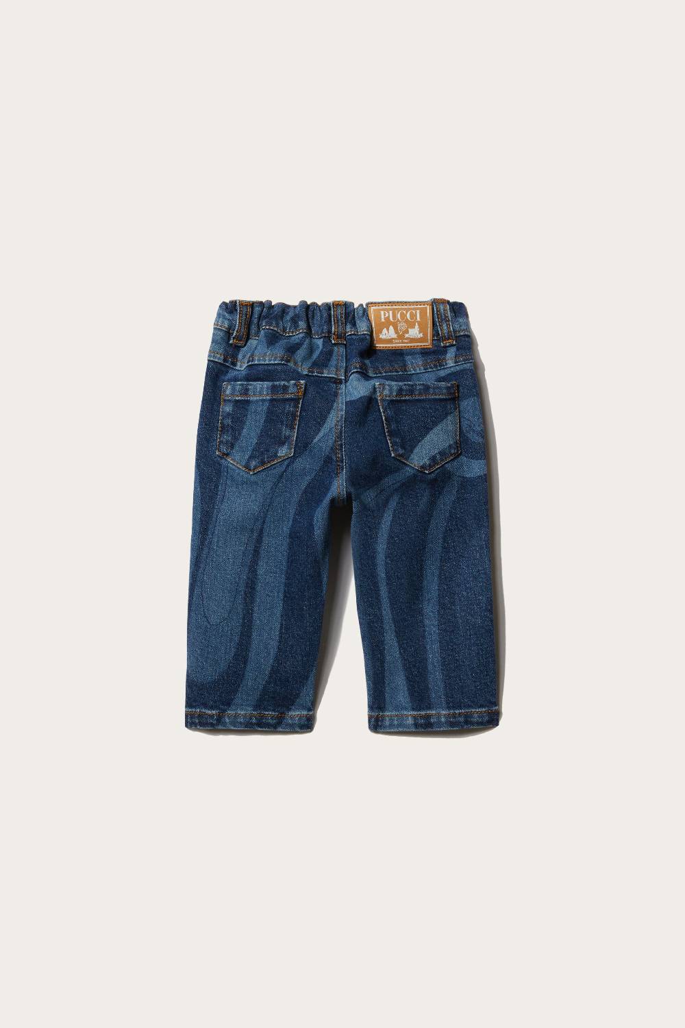 Pucci Marmo-Print Straight-Leg Jeans Nuovo