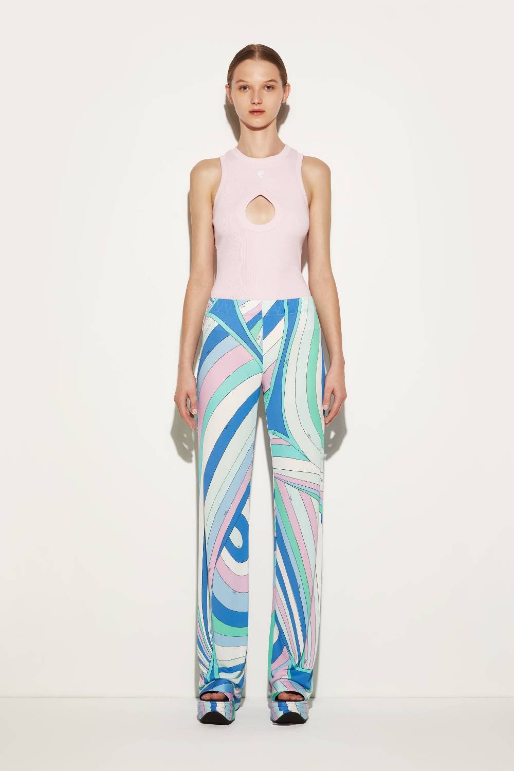 Pucci Pantaloni con stampa Iride Pezzi Unici