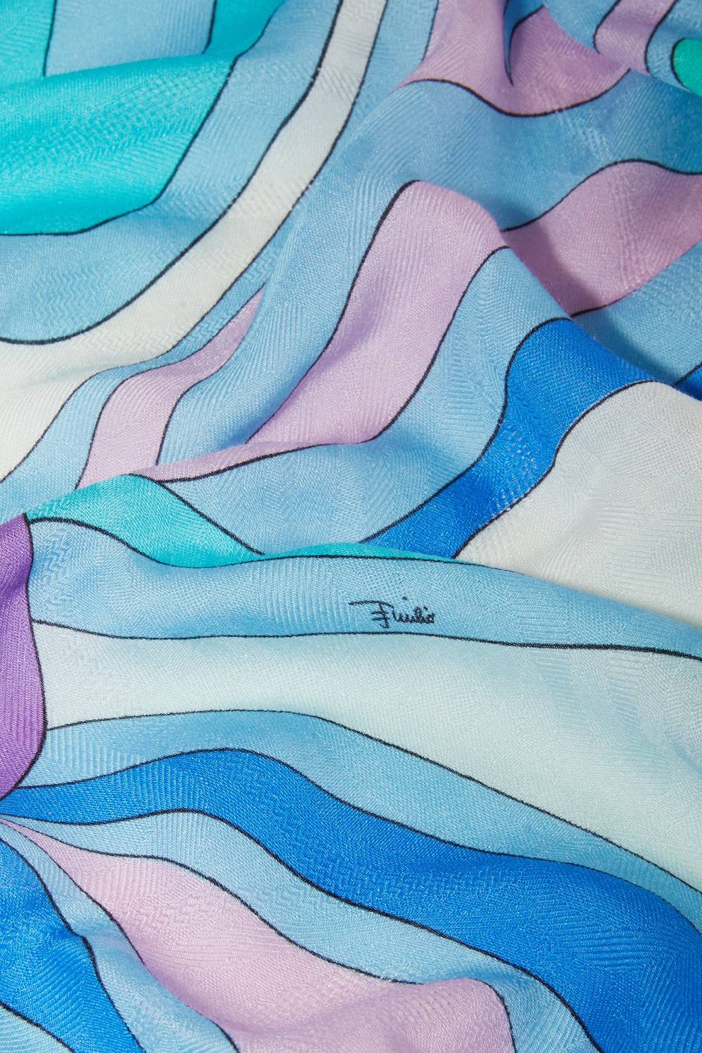 Pucci Foulard grande jacquard con motivo Marmo Promozione Limitata