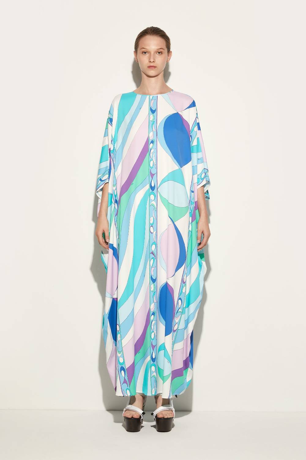 Pucci Abito kaftano con stampa Pesci Shopping Online