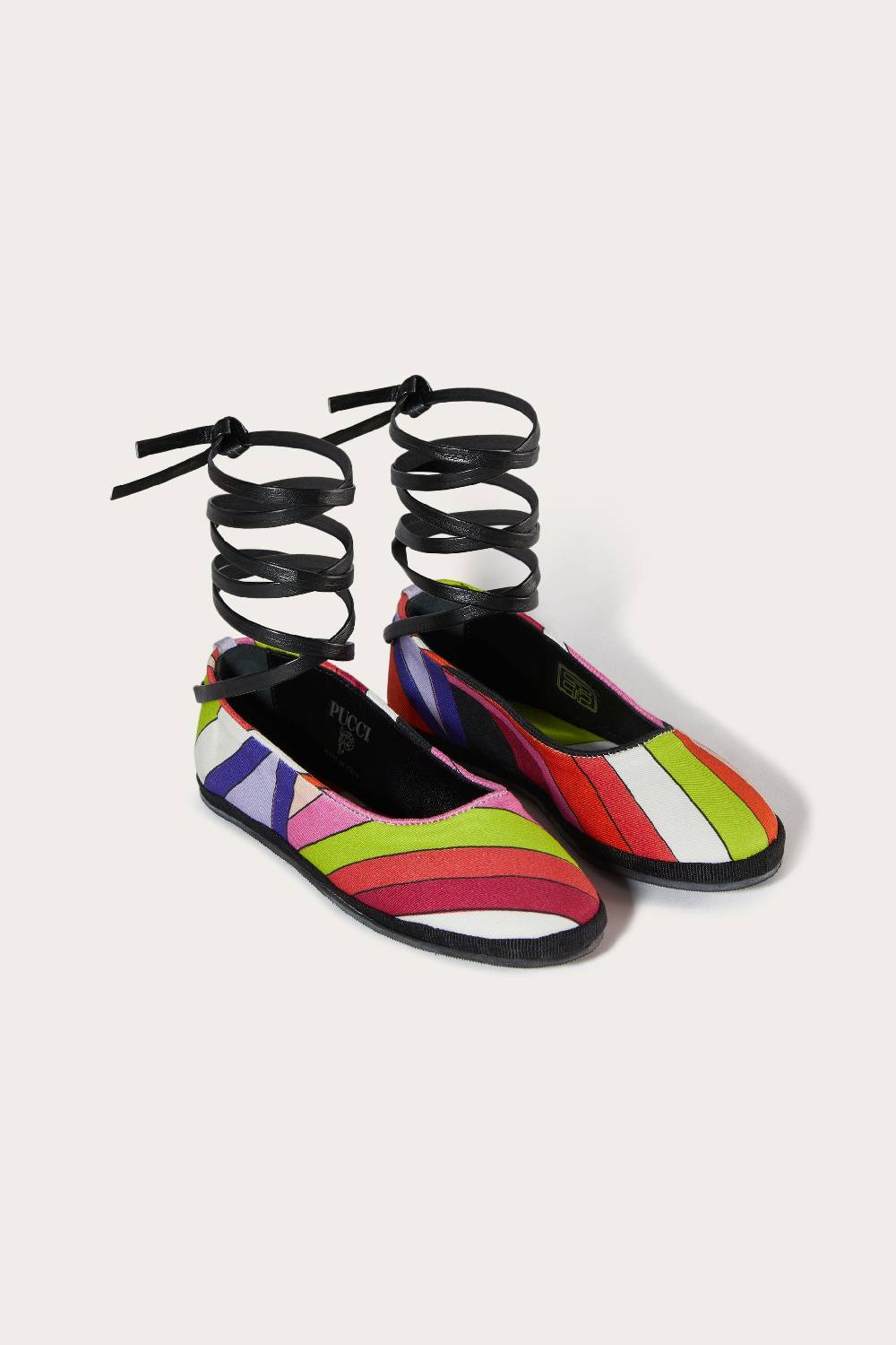 Pucci Iride-Print Ballet Pumps Sottocosto