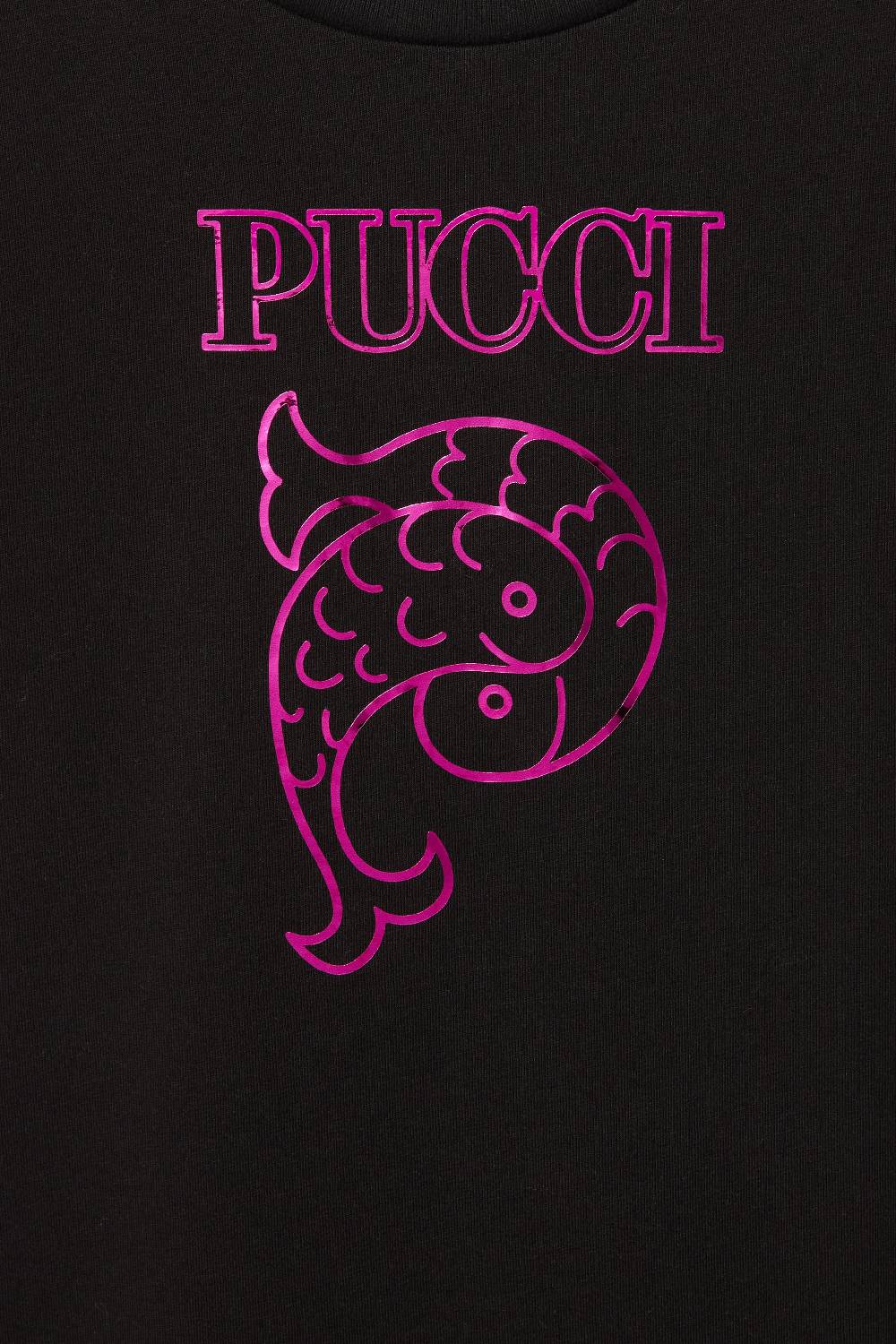 Pucci Logo-Print Cotton Dress Sconto