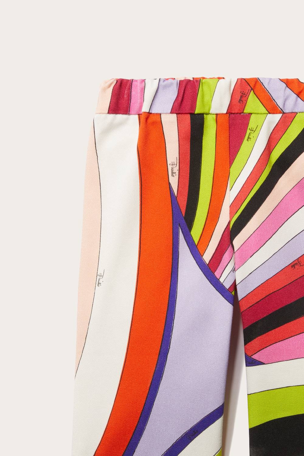 Pucci Iride-Print Cotton Trousers 2025