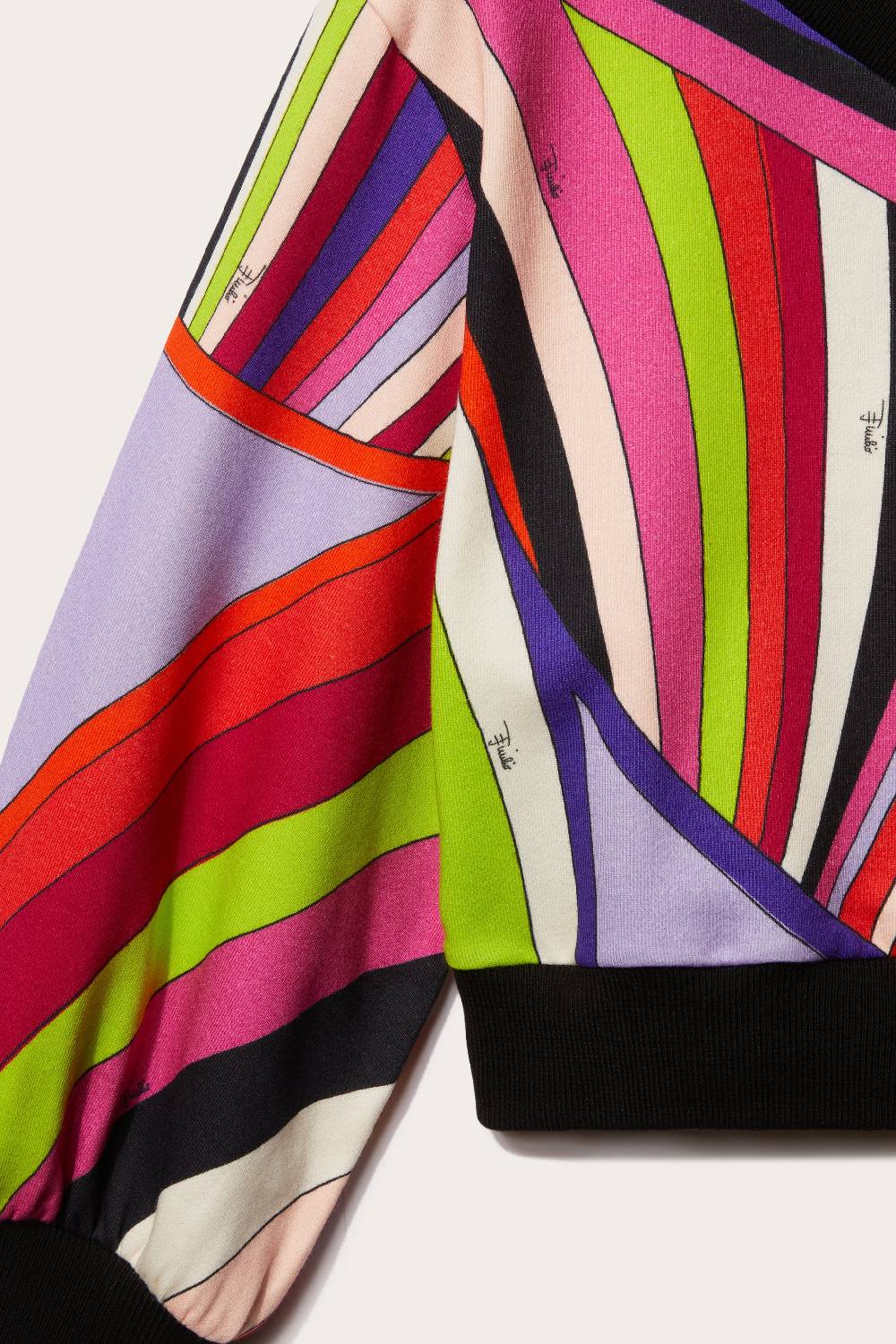 Pucci Iride-Print Cotton Sweatshirt Spedizione Gratuita