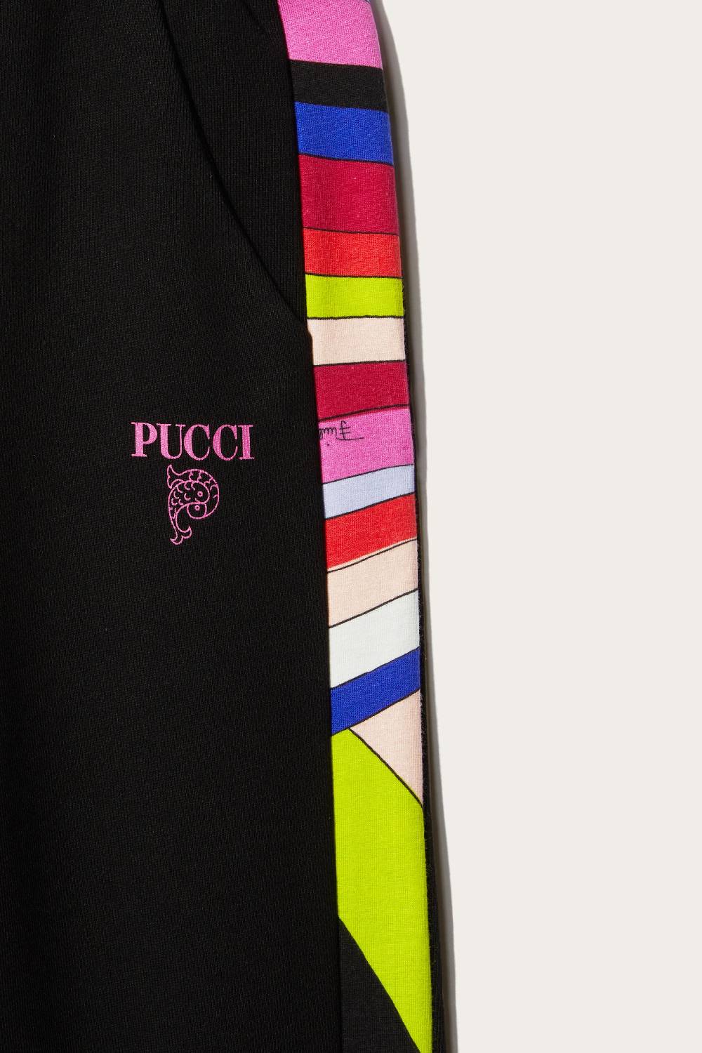 Pucci Iride-Print Cotton Sweatpants Vendita