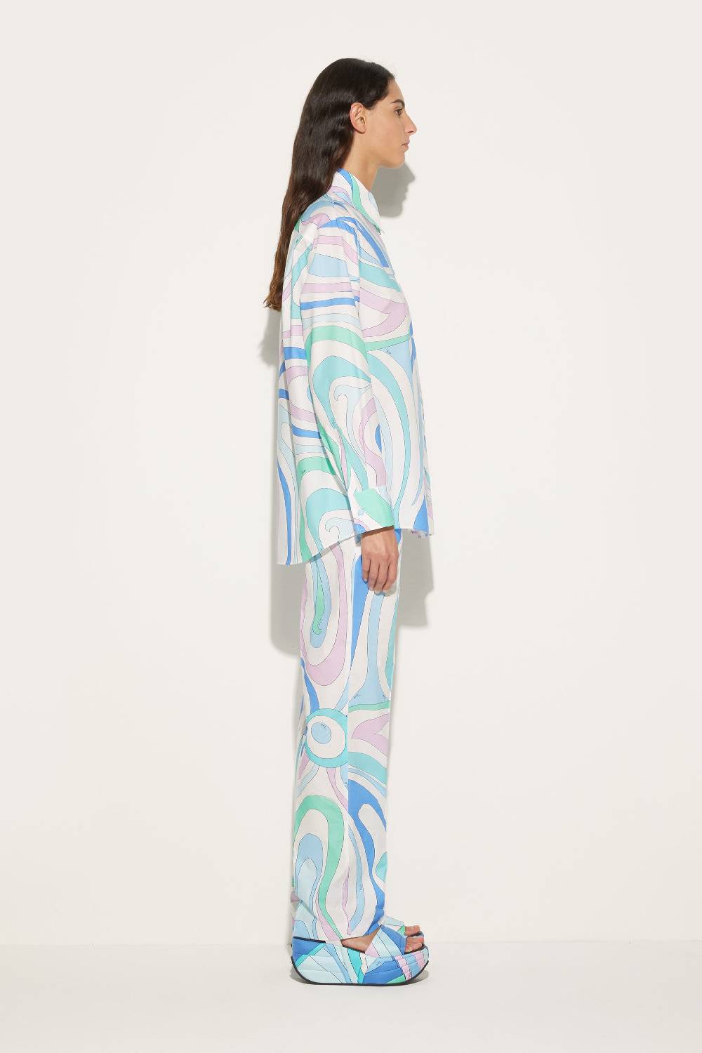 Pucci Camicia con stampa Marmo Vendite Flash