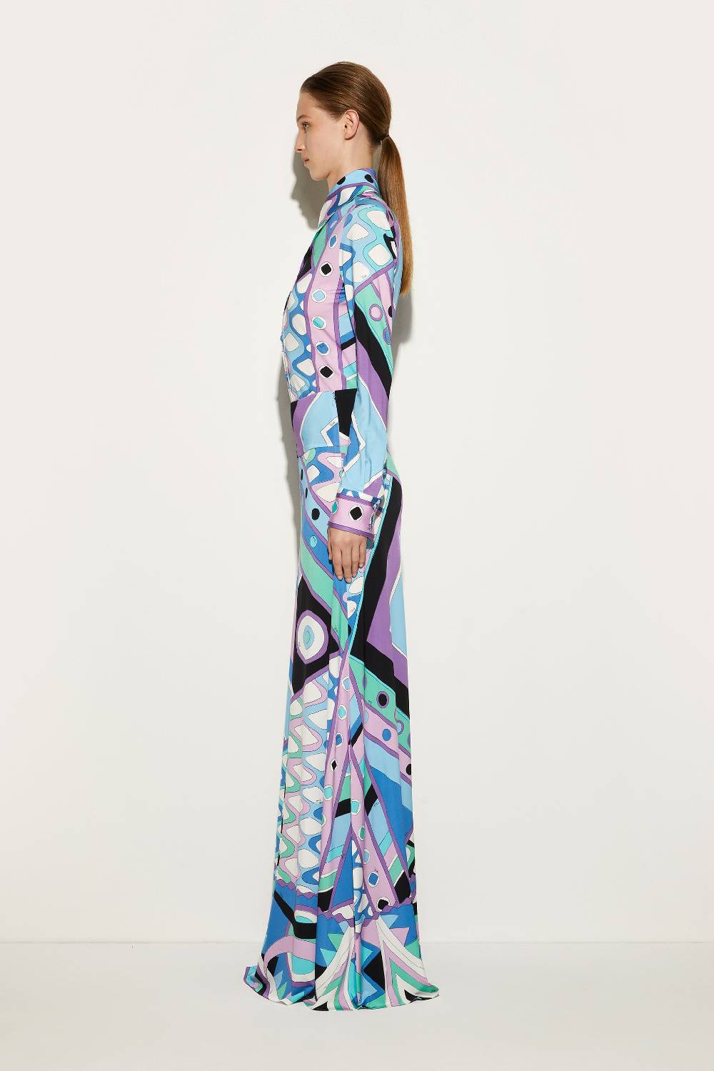 Pucci Gonna lunga con stampa Vivara Sottocosto