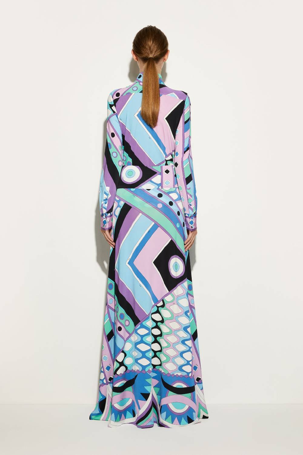 Pucci Gonna lunga con stampa Vivara Sottocosto
