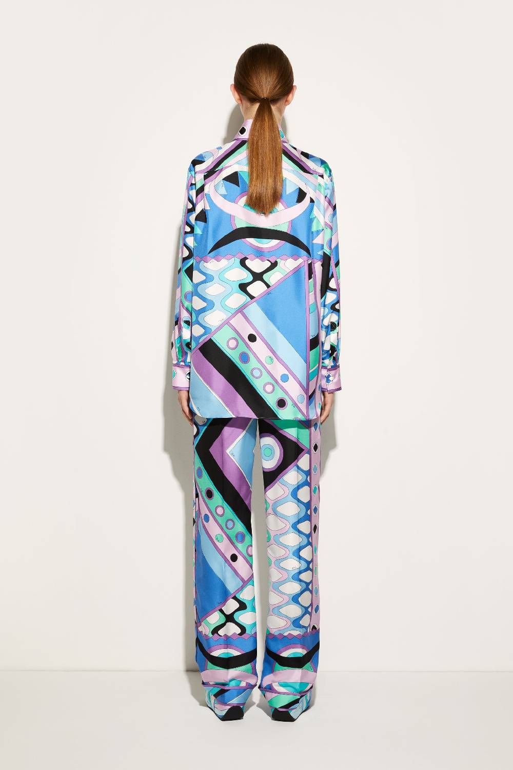 Pucci Camicia in seta con stampa Vivara Sconto